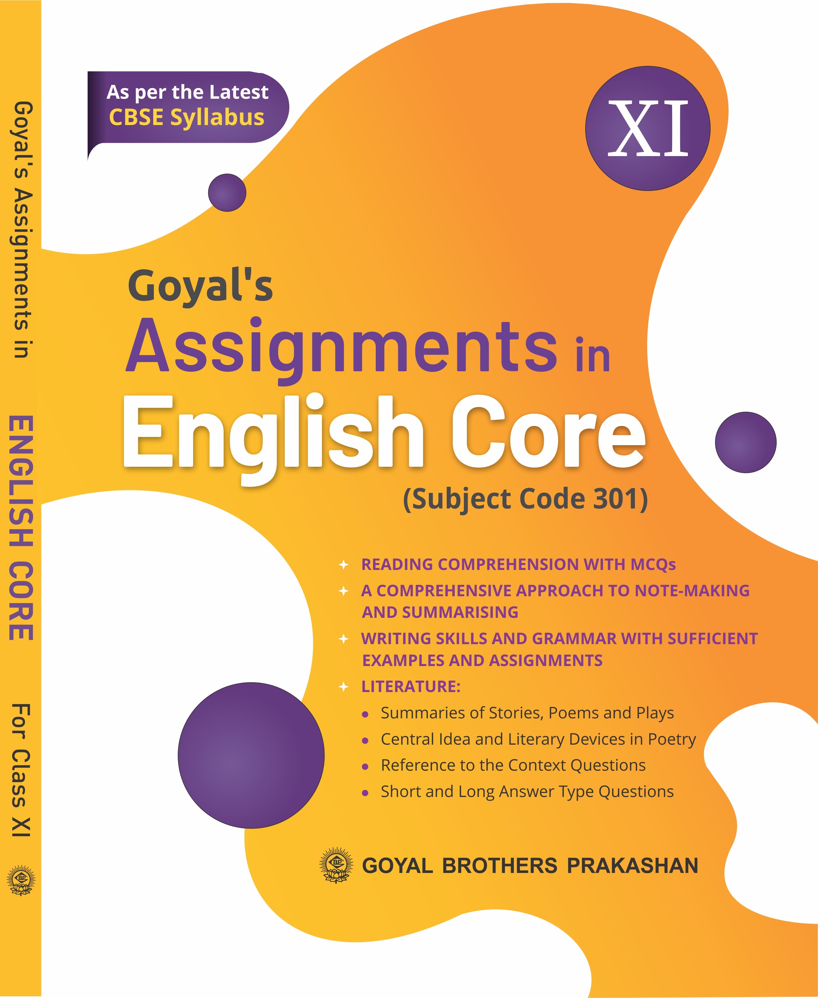 goyal assignment in english language and literature