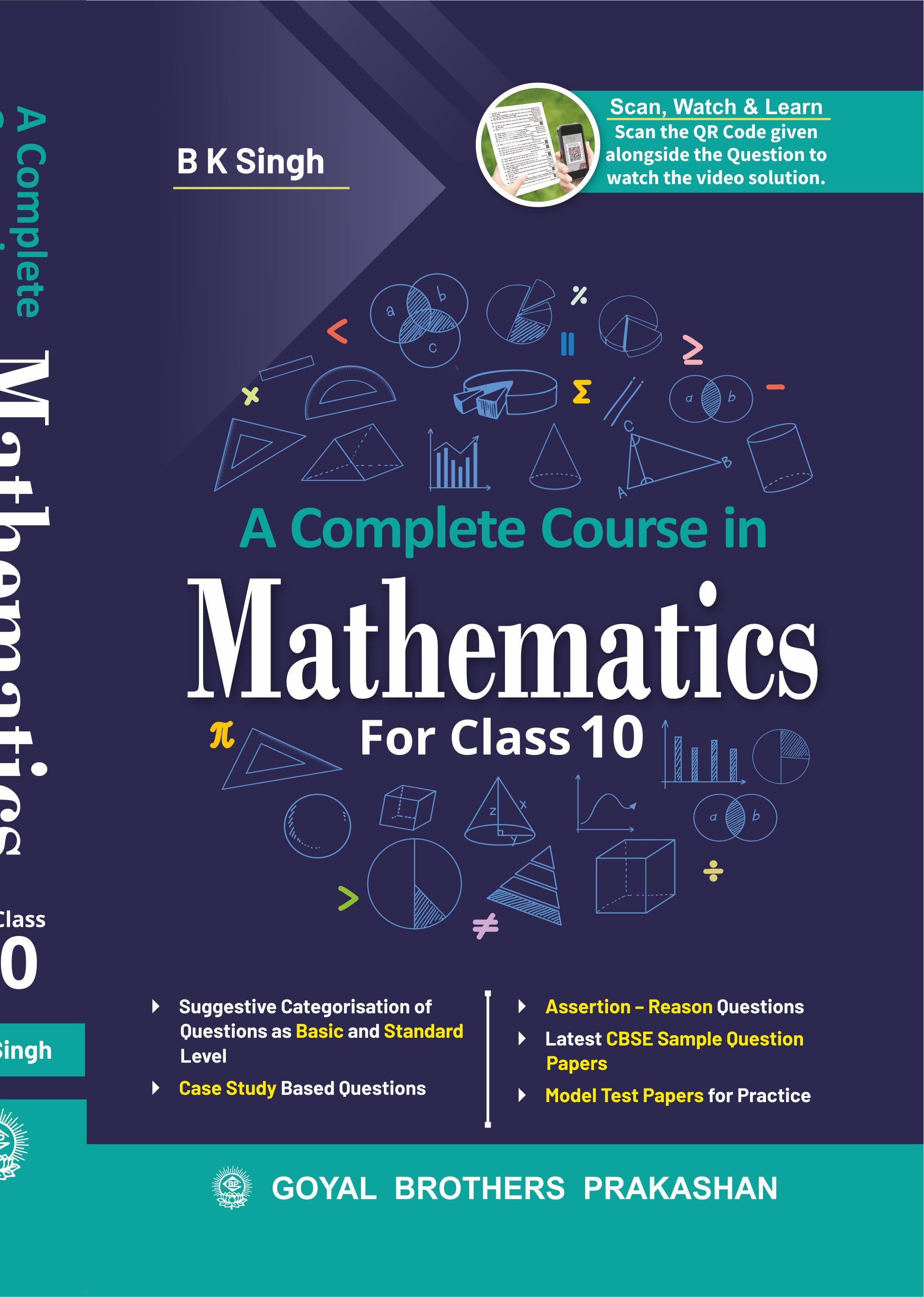 A Complete Course In Mathematics For Class X Latest CBSE Syllabus 